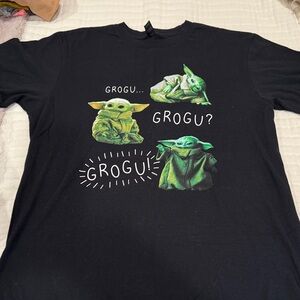 Gildan Grogu black  T-Shirt